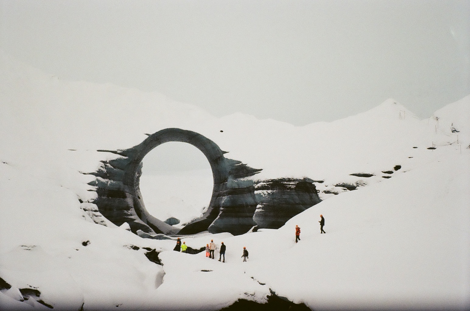 Icelandic ice cave